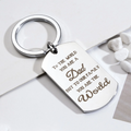 Stainless Steel Military Keychain - personalized by NewMX LLC, Santa Fe NM