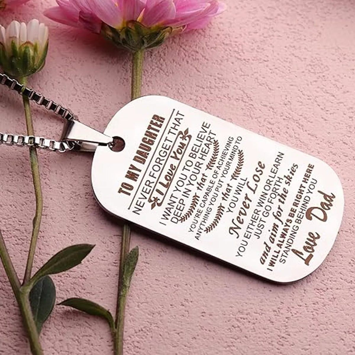 Silver Military Pendant Necklace - personalized by NewMX LLC, Santa Fe NM