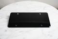 Black Plastic License Plate