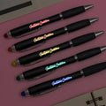 Stylus Ballpoint Pen with LED Light - personalized by NewMX LLC, Santa Fe NM