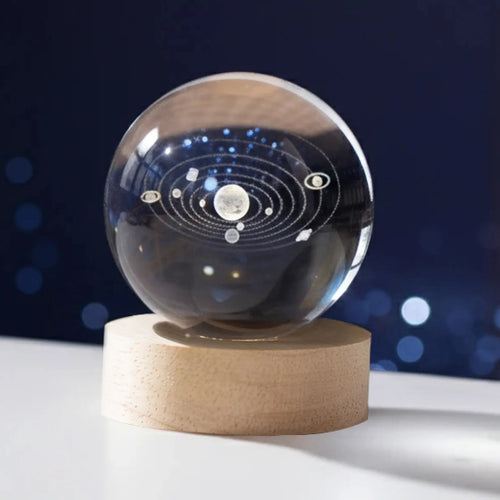3D Crystal Ball Sculpture - personalized by NewMX LLC, Santa Fe NM